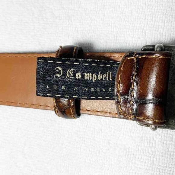 J CAMPBELL Leather belt with id buckle - Picture 7 of 7